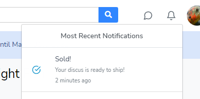 Image of an example notification on Light Fish