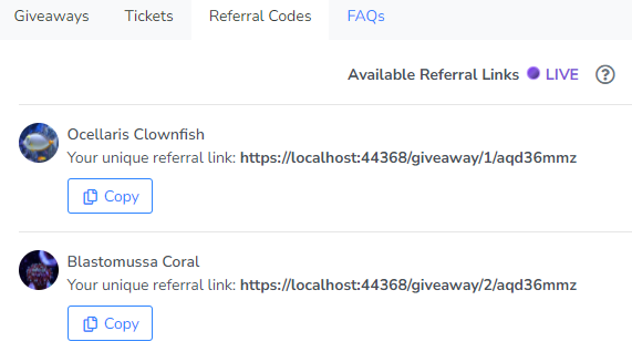 The Referral Tab